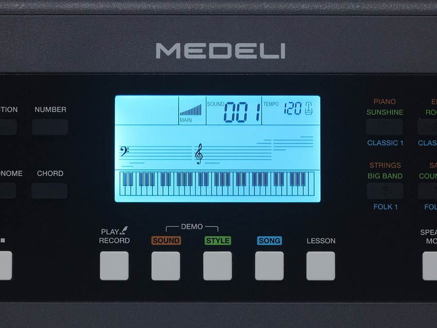 Medeli - MK 61 5 Octav Org
